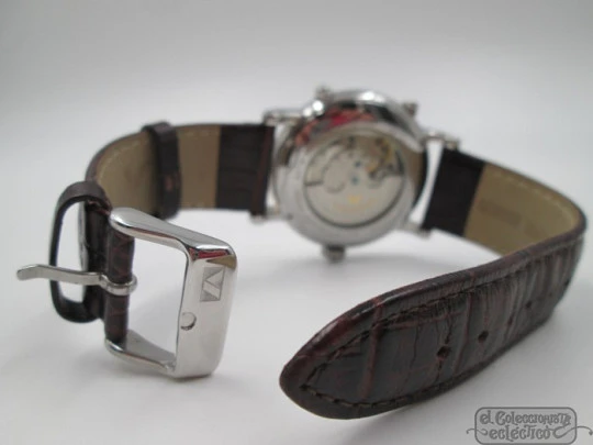 Viceroy Mécanique. Stainless steel. 2012. Calendar. Automatic. Leather strap