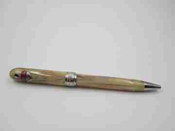Visconti Van Gogh ballpoint pen. Pearl translucent marble resin. 2008