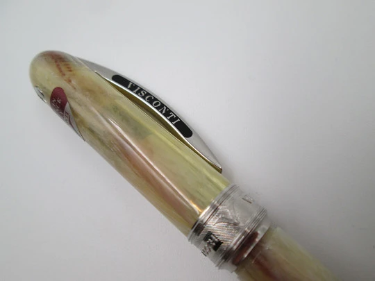 Visconti Van Gogh ballpoint pen. Pearl translucent marble resin. 2008