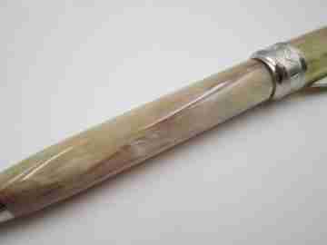 Visconti Van Gogh ballpoint pen. Pearl translucent marble resin. 2008