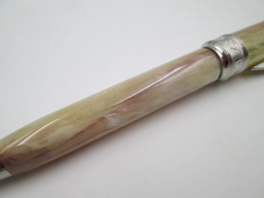 Visconti Van Gogh ballpoint pen. Pearl translucent marble resin. 2008