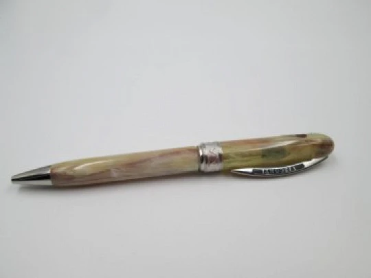 Visconti Van Gogh ballpoint pen. Pearl translucent marble resin. 2008