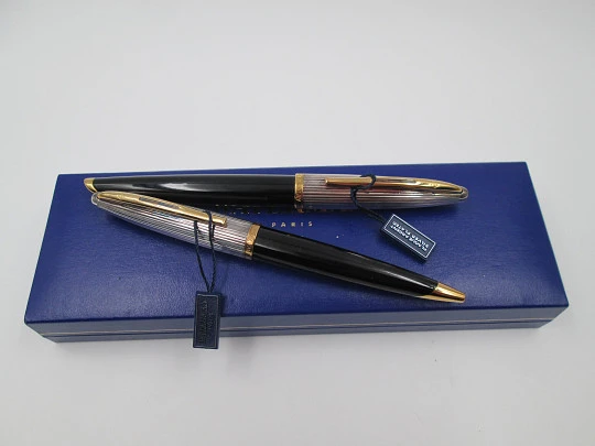 Waterman Carène Deluxe writing set. Fountain pen & ball point. 2010. Box