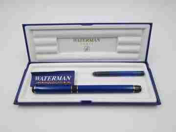 Waterman Centurion. Blue and purple lacquer. Gold plated details. Box. 1990's