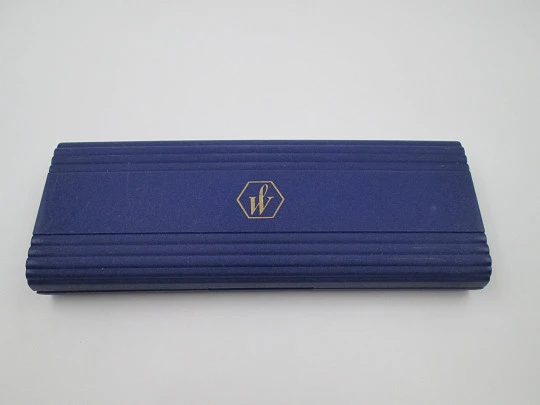 Waterman Centurion. Blue and purple lacquer. Gold plated details. Box. 1990's