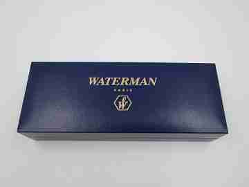 Waterman Charleston. Ivory resin & gold plated details. Art Deco style. 18k nib