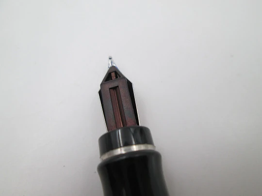 Waterman Expert 2 writing set. Fountain pen and ballpoint. Marble lacquer and silver plated