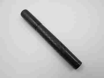 Watermans Ideal Safety Baby 12 1/2 VS. Chiselled black hard rubber. 14k nib. 1905