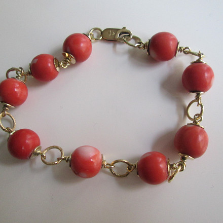 【AEKKI】Holy Coral Bracelet〜コーラルブレスレット★韓国発 womens-bracelet.-18-karat-