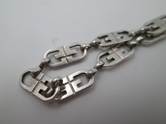 Women's chain. 925 sterling silver. Openwork links. 1980's. Europe