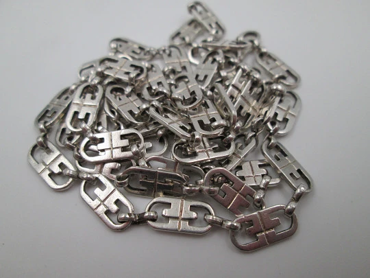 Women's chain. 925 sterling silver. Openwork links. 1980's. Europe