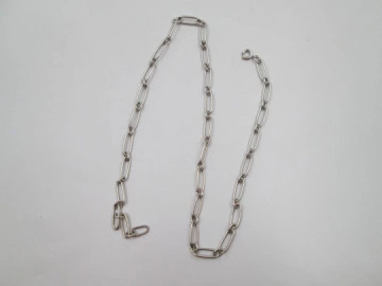 Women's chain. 925 thousandths sterling silver. Openwork links. 1980's. Spain