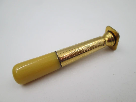 Women's desk writing set. Celluloid ivory and gold-plated metal. Original box. 1930's. Spain
