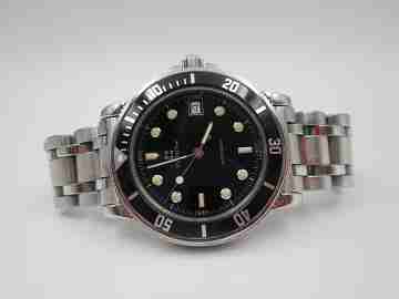 Zenith Rainbow Diver. Stainless steel. Black dial. Automatic. Bracelet. 1990's. Swiss
