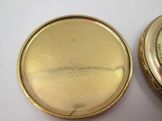 Zenith. Laminado en oro. Cuerda remontoir. Segundero. Estuche piel. Suiza. 1920