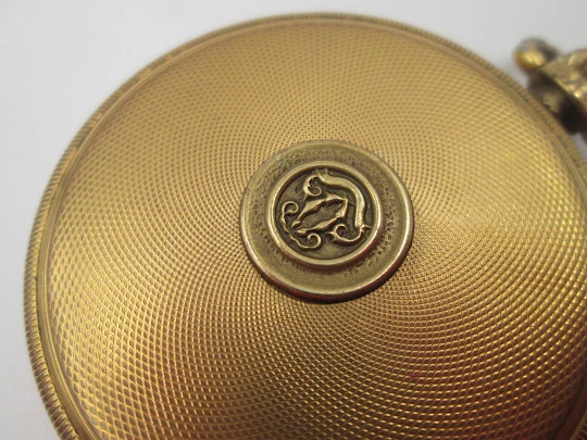 Zenith. Laminado en oro. Cuerda remontoir. Segundero. Estuche piel. Suiza. 1920