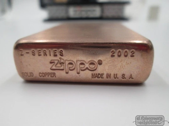 Zippo Copper Project. Edición limitada. Z-Series. Caja y certificado