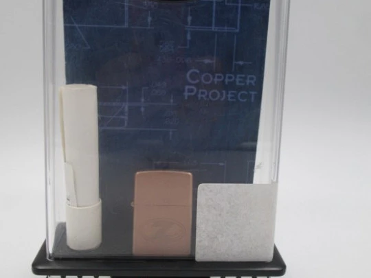 Zippo Copper Project. Edición limitada. Z-Series. Caja y certificado