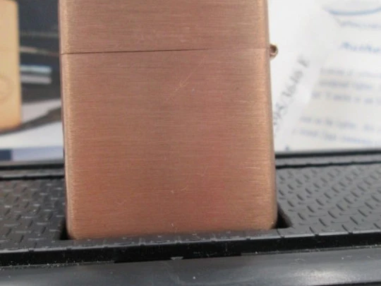 Zippo Copper Project. Edición limitada. Z-Series. Caja y certificado