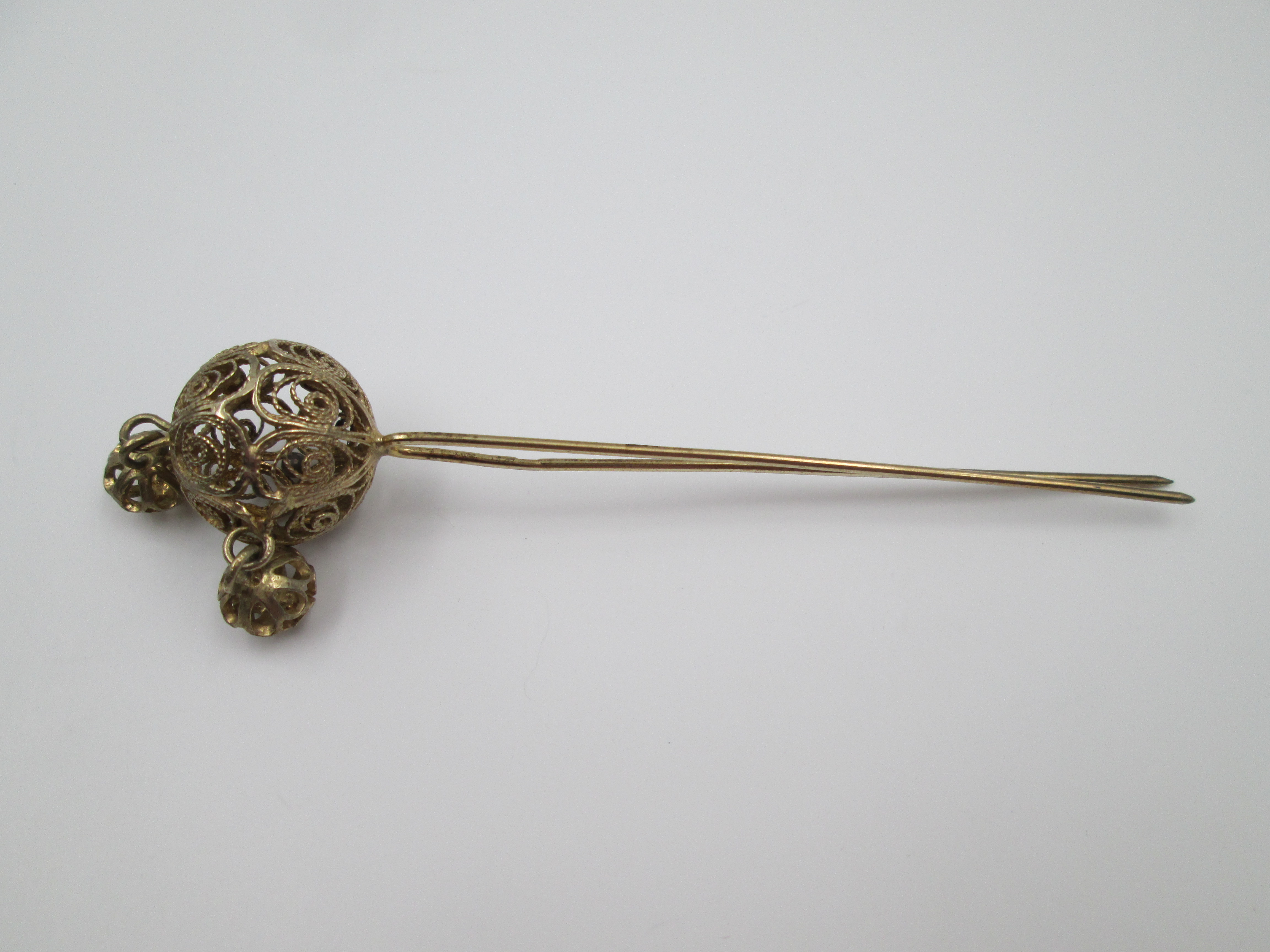 Vintage sterling silver hair pins hotsell