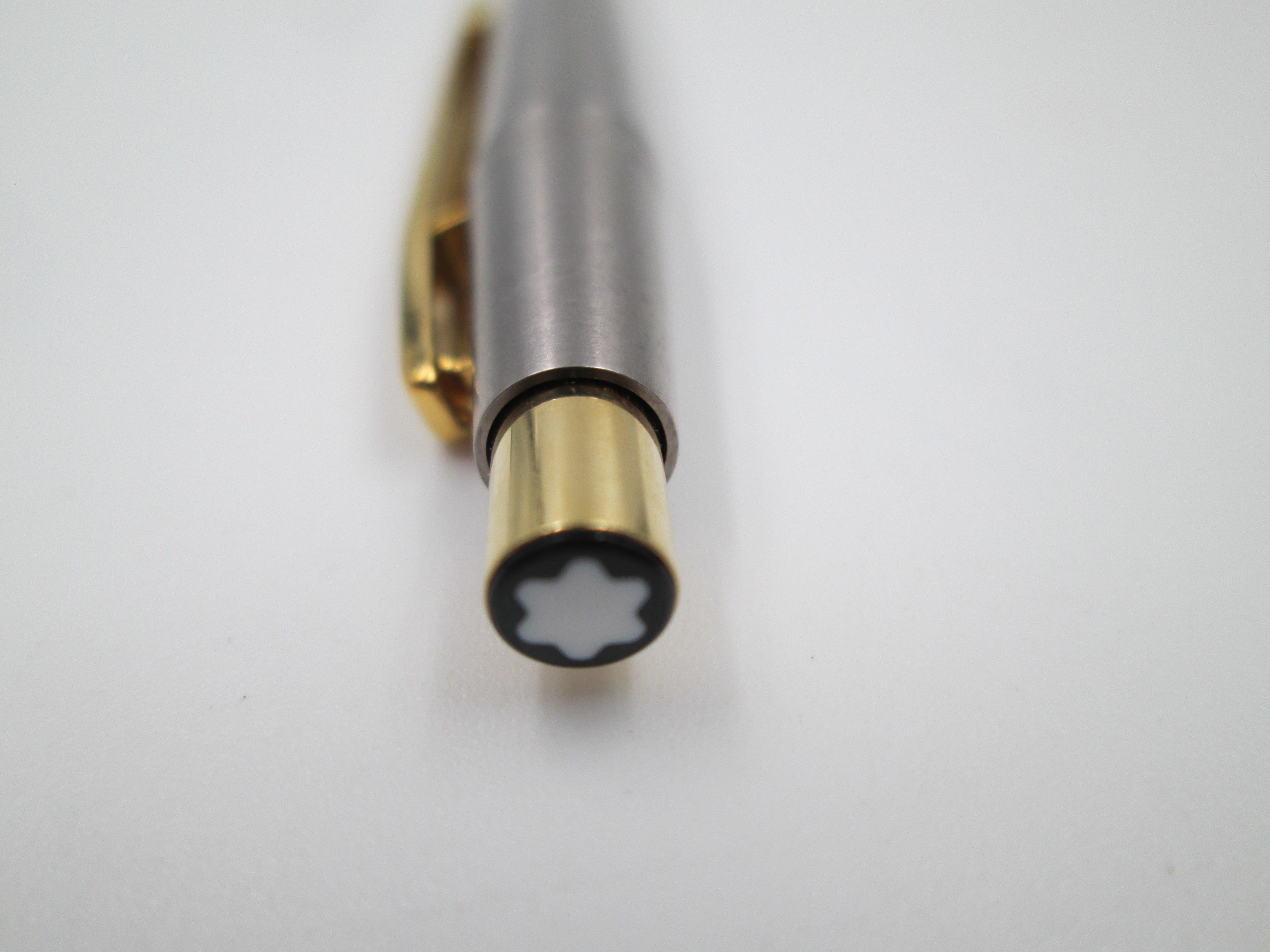 Montblanc Noblesse Ballpoint Pen Stainless Steel Gold Plated El