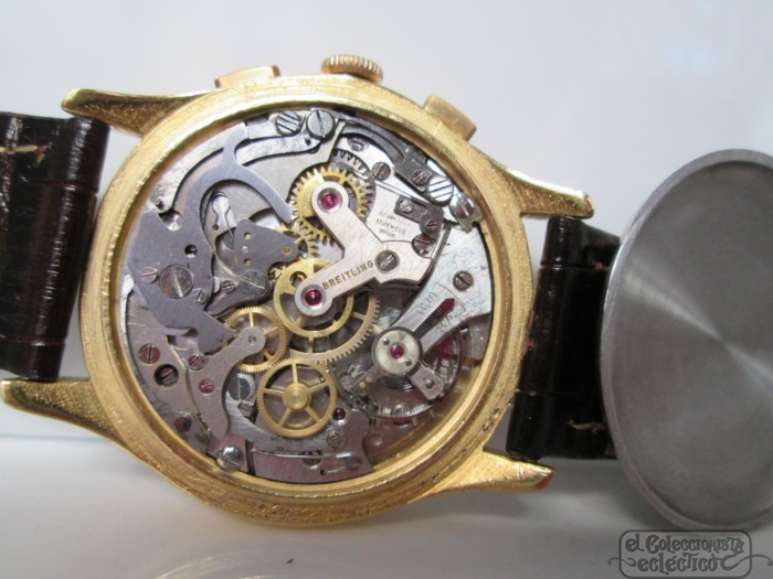Breitling Cadette, Gold plated and stainless steel, Manual wind,  Chronograph, 1950