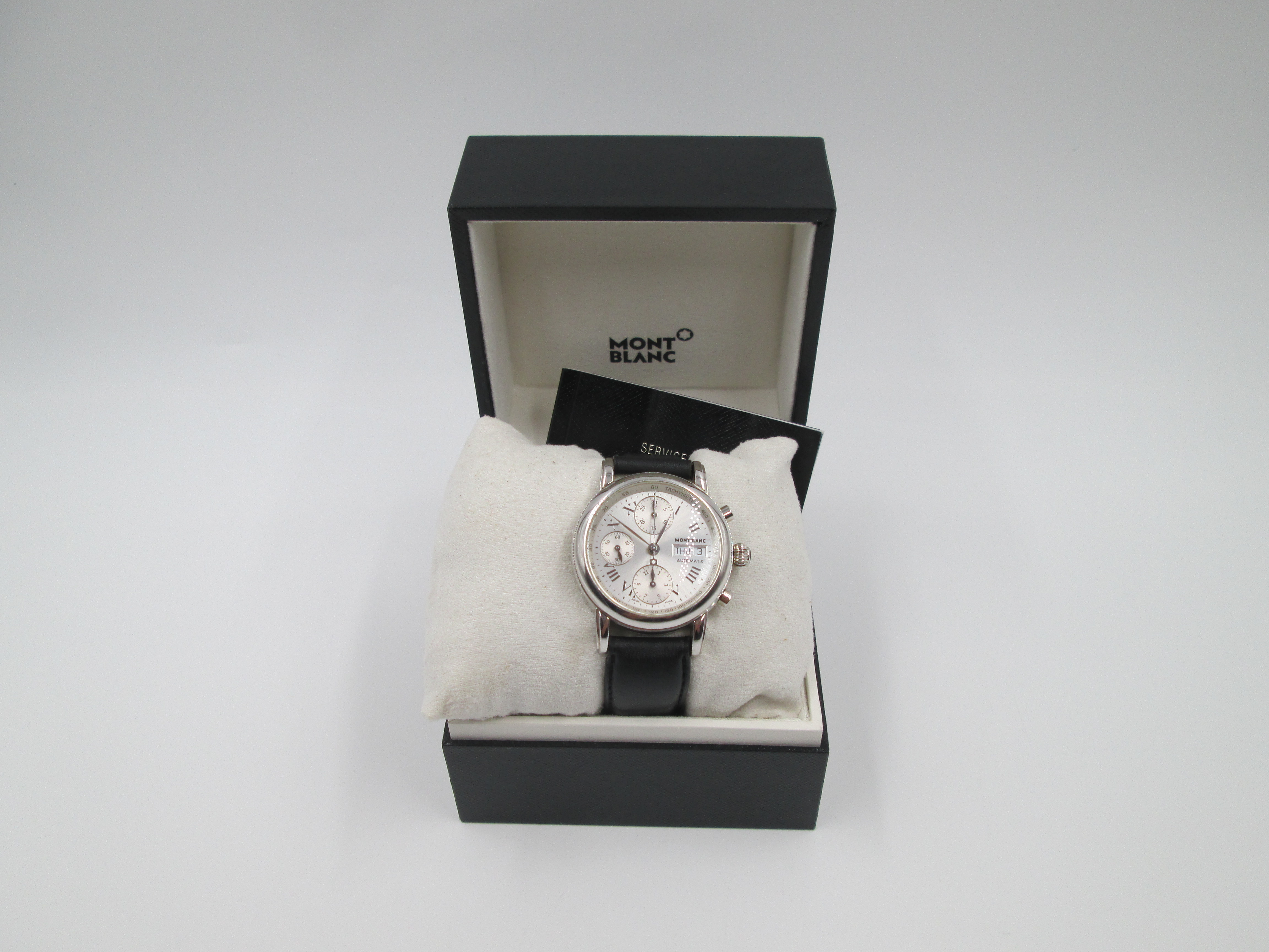 montblanc meisterstuck automatic chronograph stainless steel