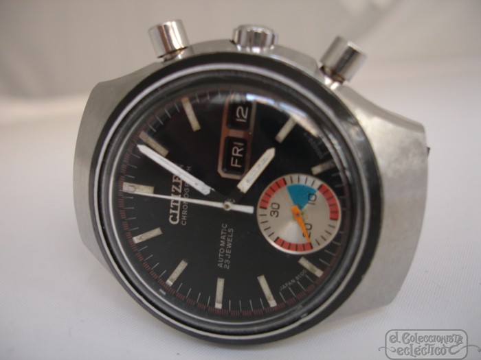 cronografo citizen automatico esfera negra