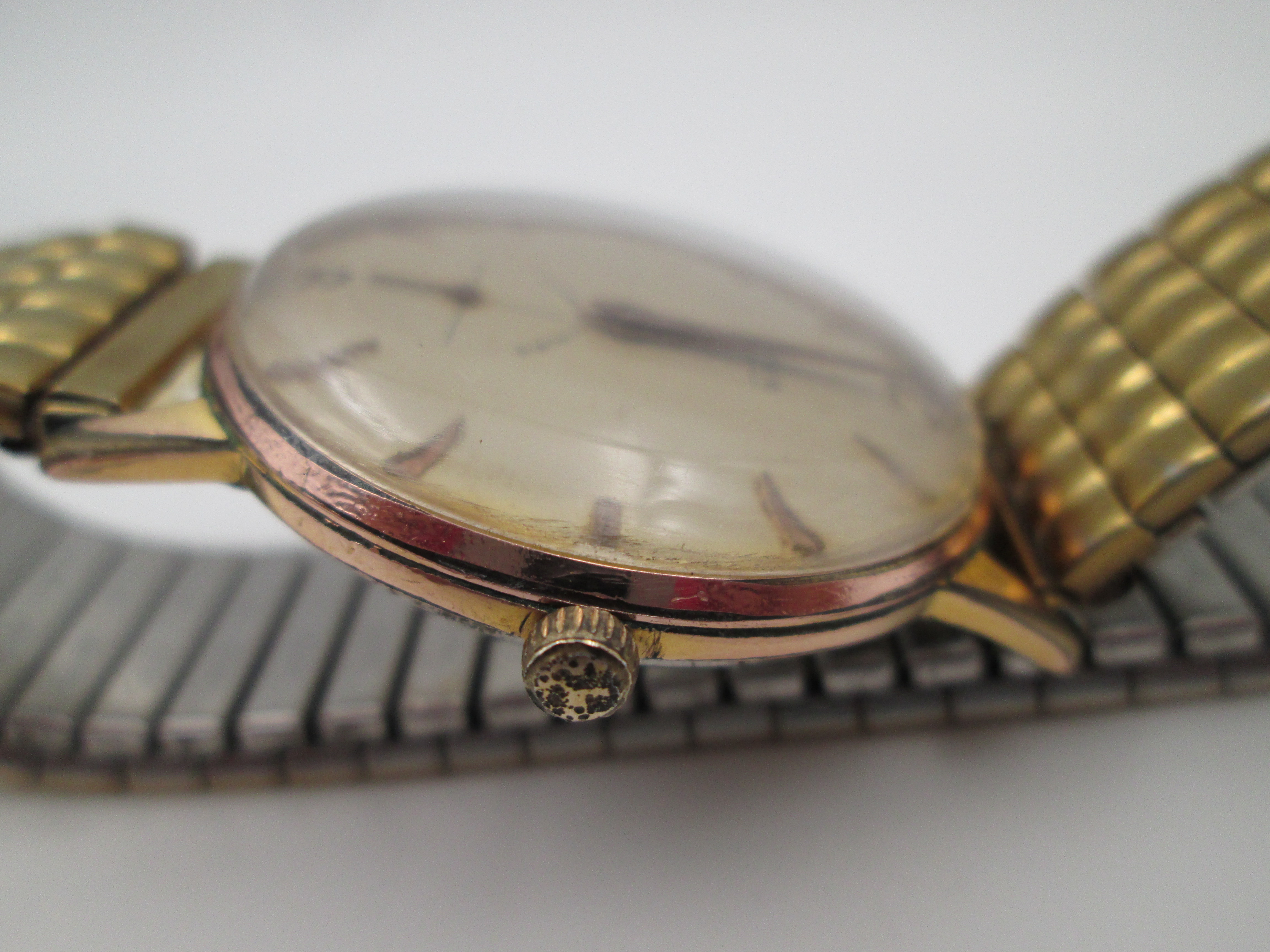 Titan.10 Microns Gold Plated Steel Automatic 1960s El Coleccionista Eclectico