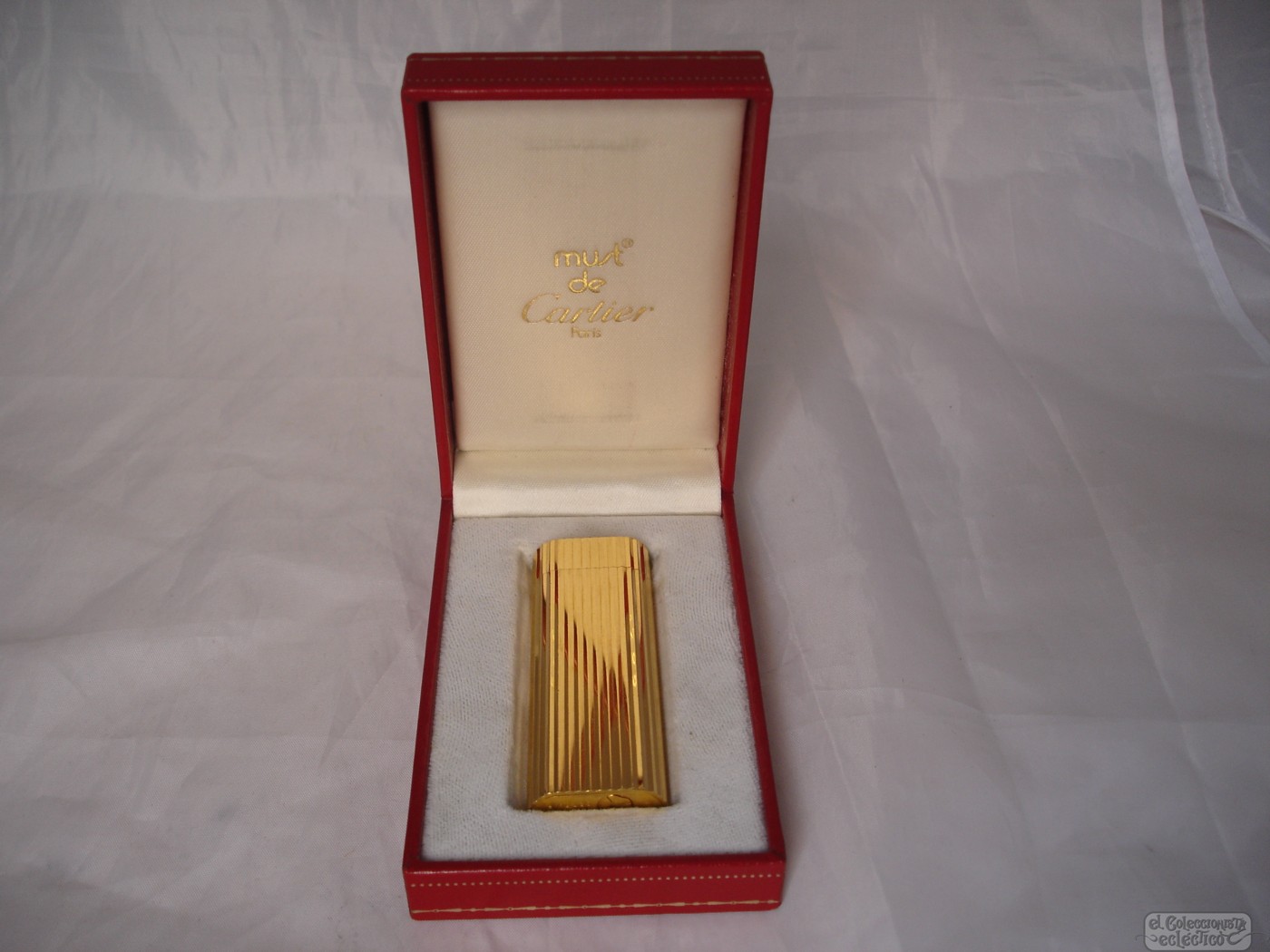 cartier le must butane lighter plated