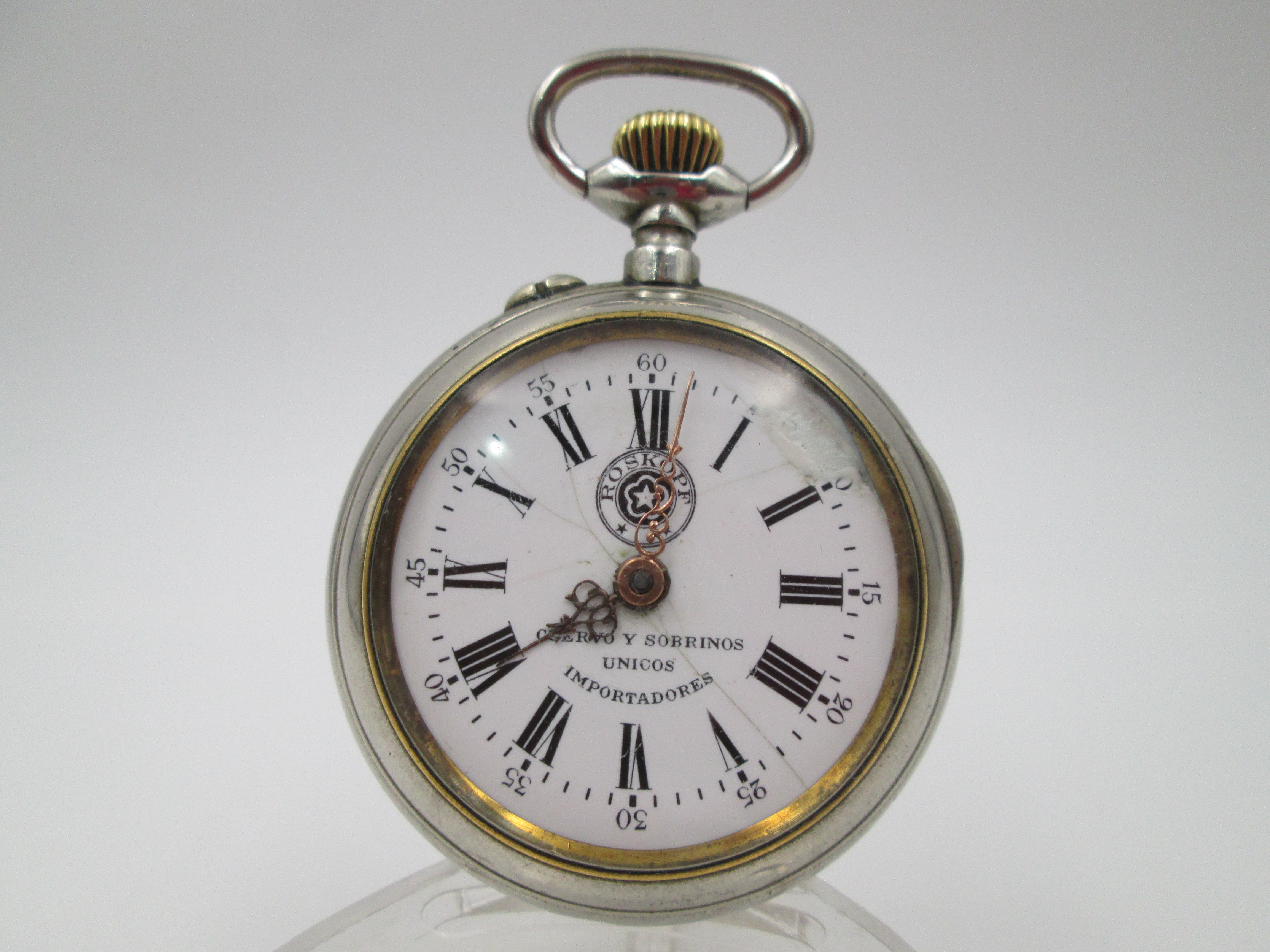 Reloj de bolsillo sales cuervo y sobrino