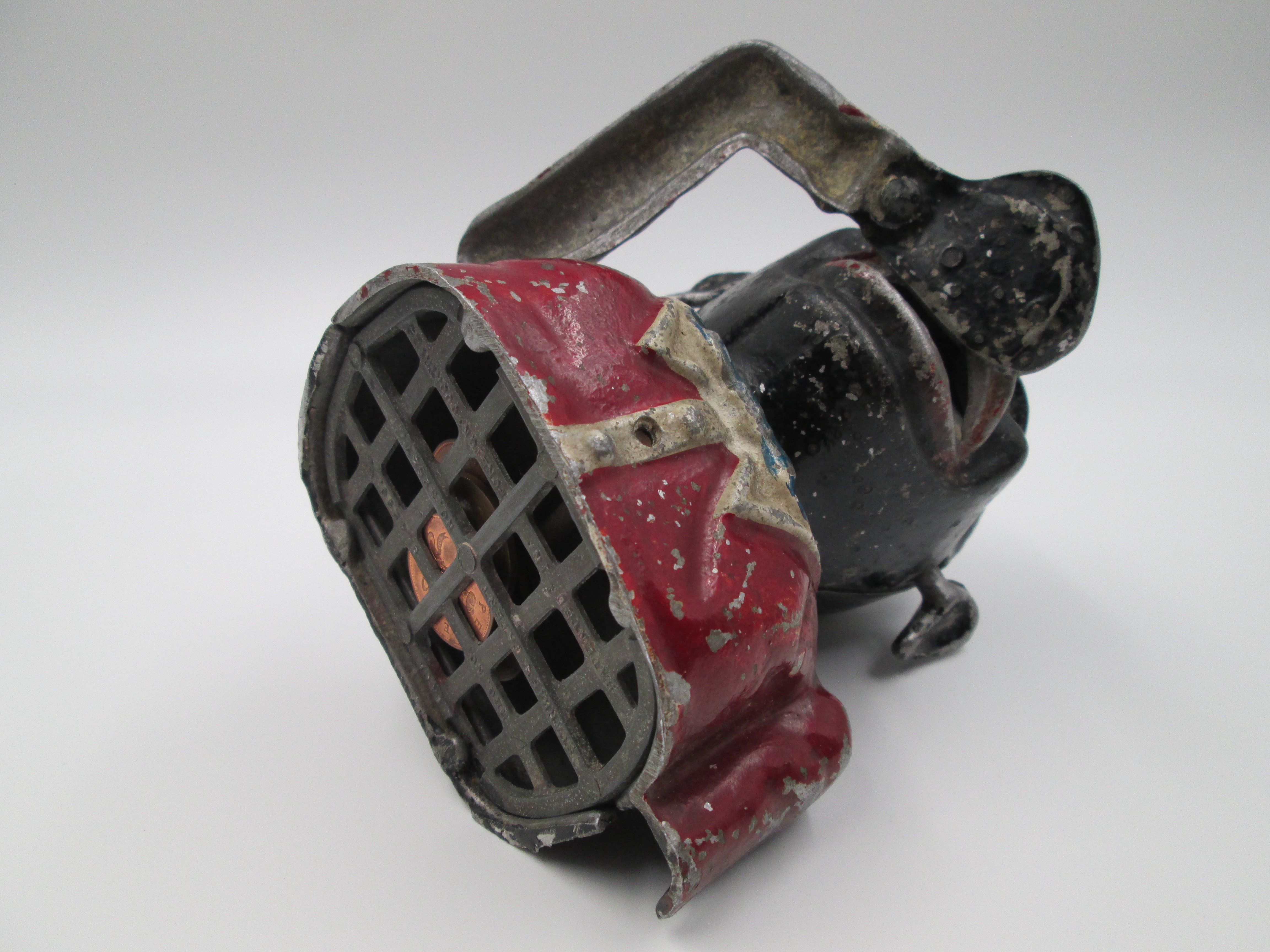 starkie's jolly nigger coin bank cast alloy 1950 england
