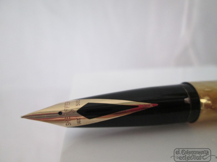 Sheaffer Imperial Triumph Gold Plated Swirl Pattern 1970 S 14k