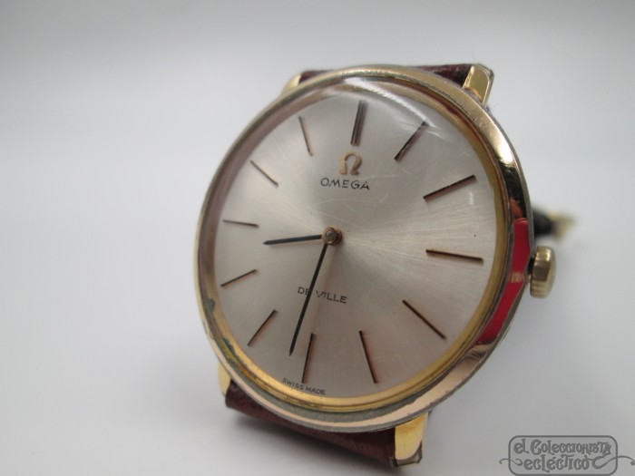 omega de ville gold plated and steel 