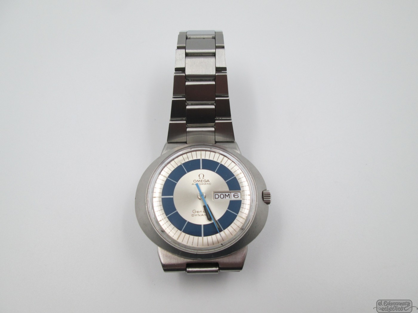 Omega Geneve Dynamic Steel Automatic Calendar Blue | El Omega Geneve Dynamic Steel Automatic Calendar Blue | El