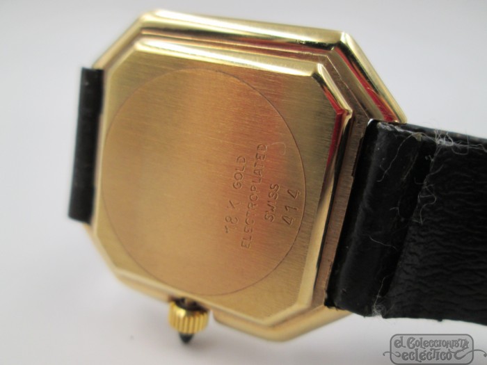 reloj cartier 18k gold electroplated swiss