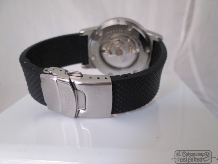 Oris Bc3 Day And Date Automatic Steel Rubber Strap Black Dial El Coleccionista Eclectico