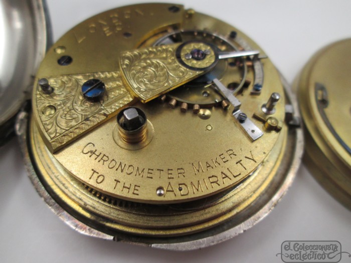 Fusee Pocket Watch John Forrest Sterling Silver Hunter case 1900