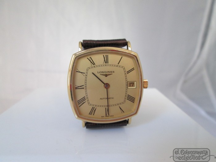 Longines Acero Y Chapado Oro 20 Micras Cuadrado Autom tico