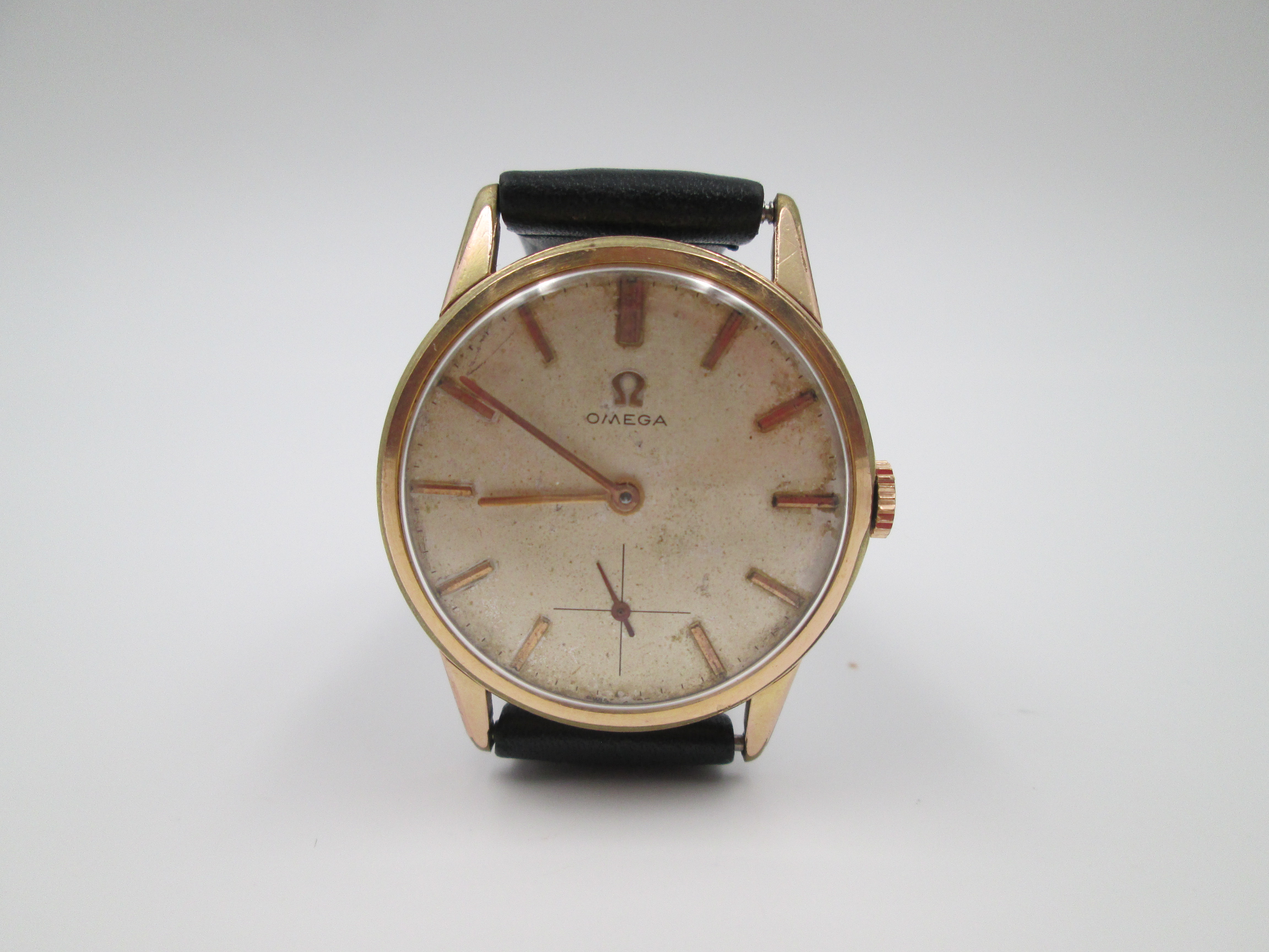 Reloj omega chapado online en oro