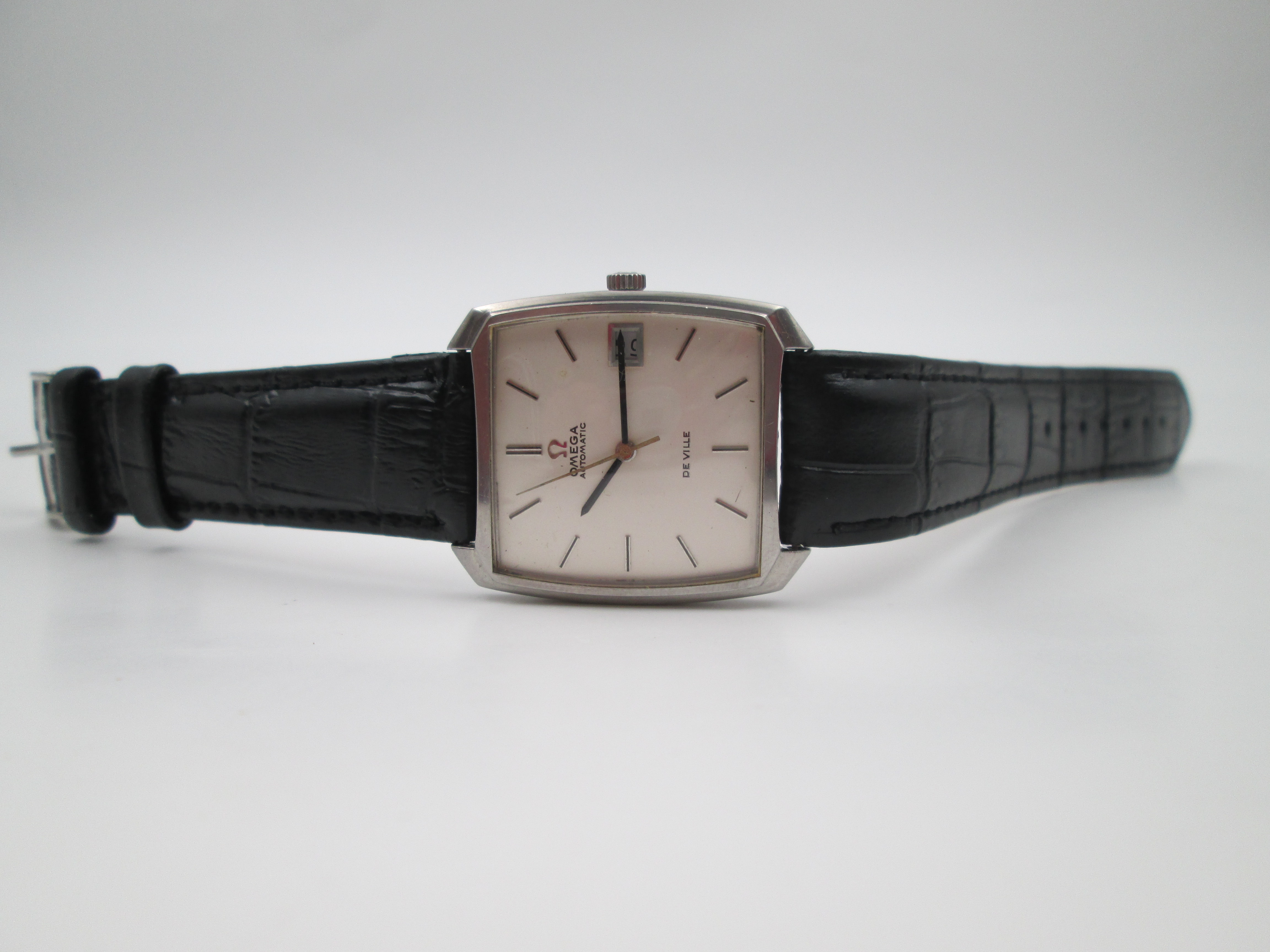 Omega De Ville Stainless Steel 1970 Automatic Calendar Strap | El ...