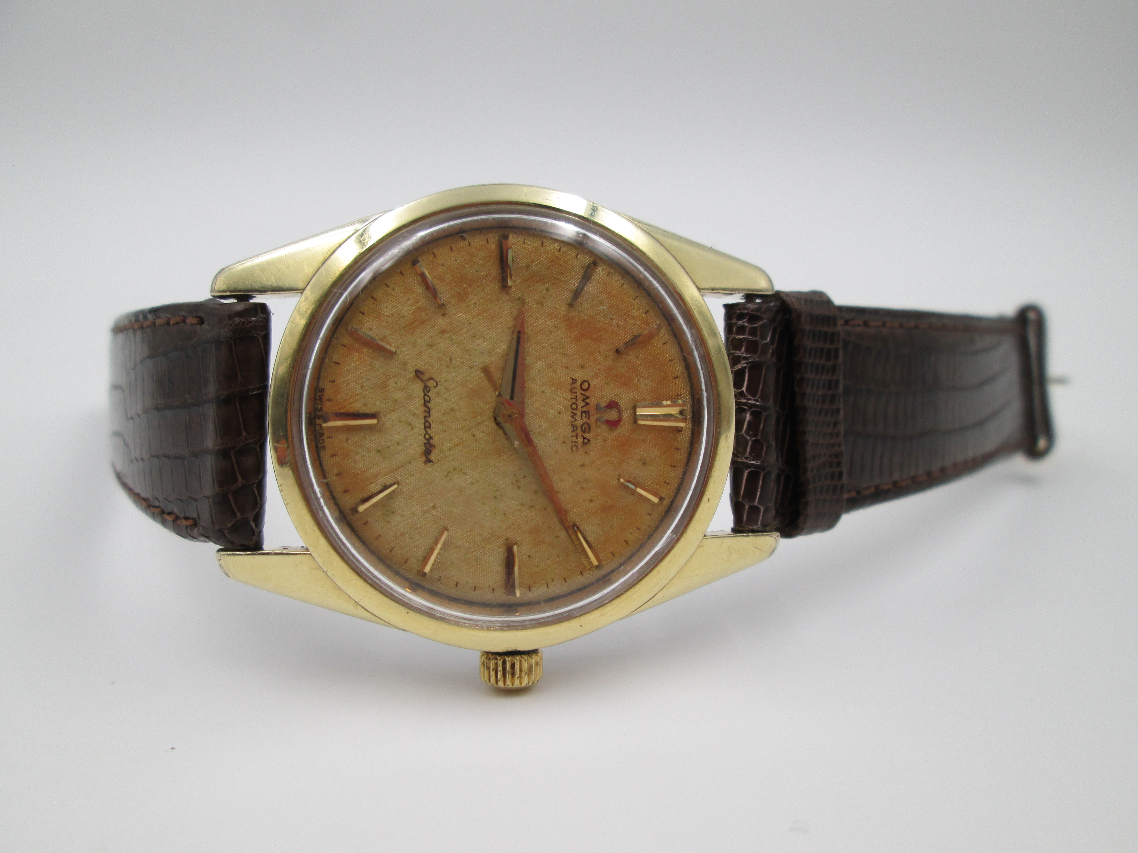 gold omega watch 1960's