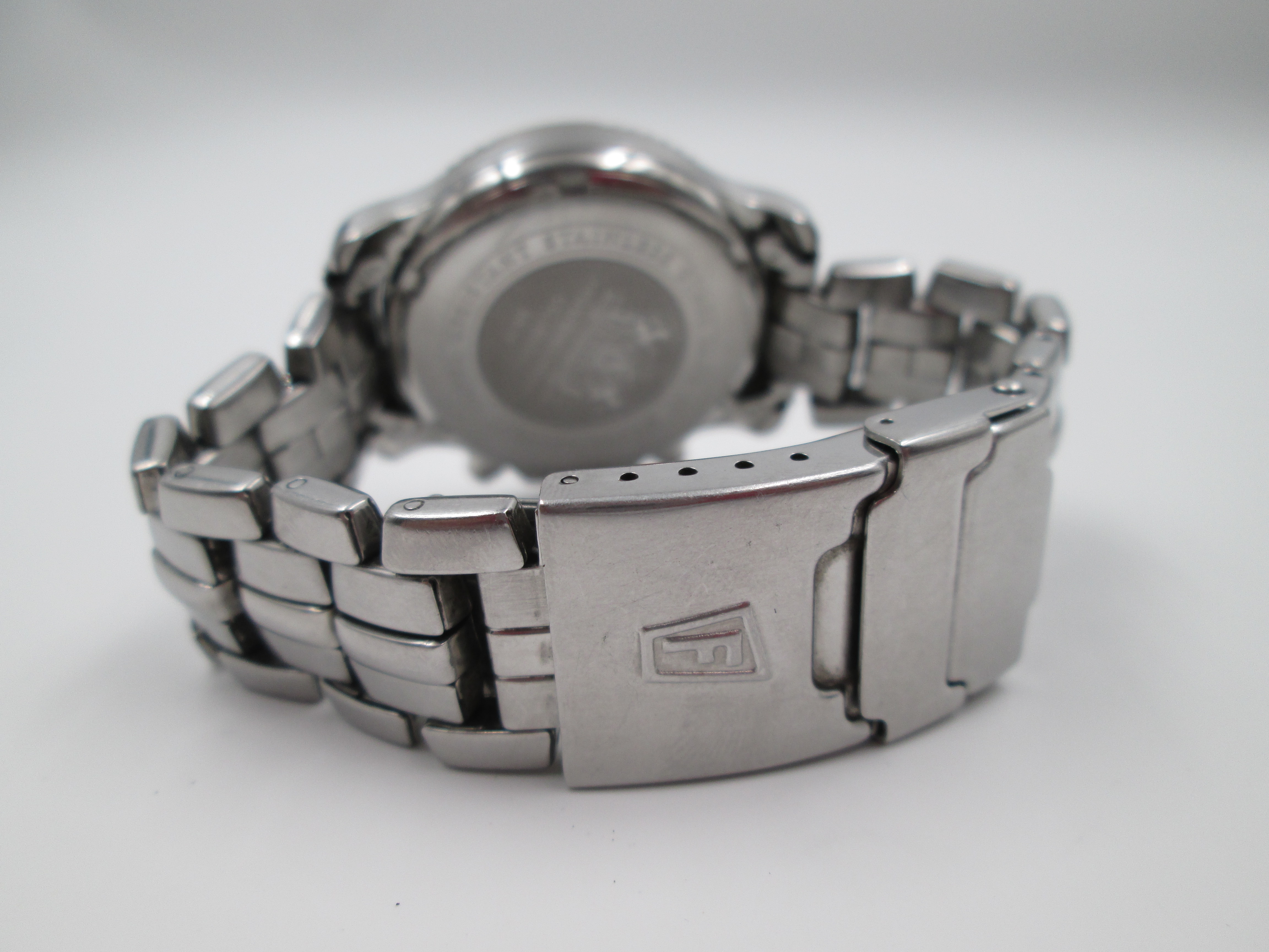 LANSCOTTE Quartz Men's Chronograph Watch Titan Case and Bracelet