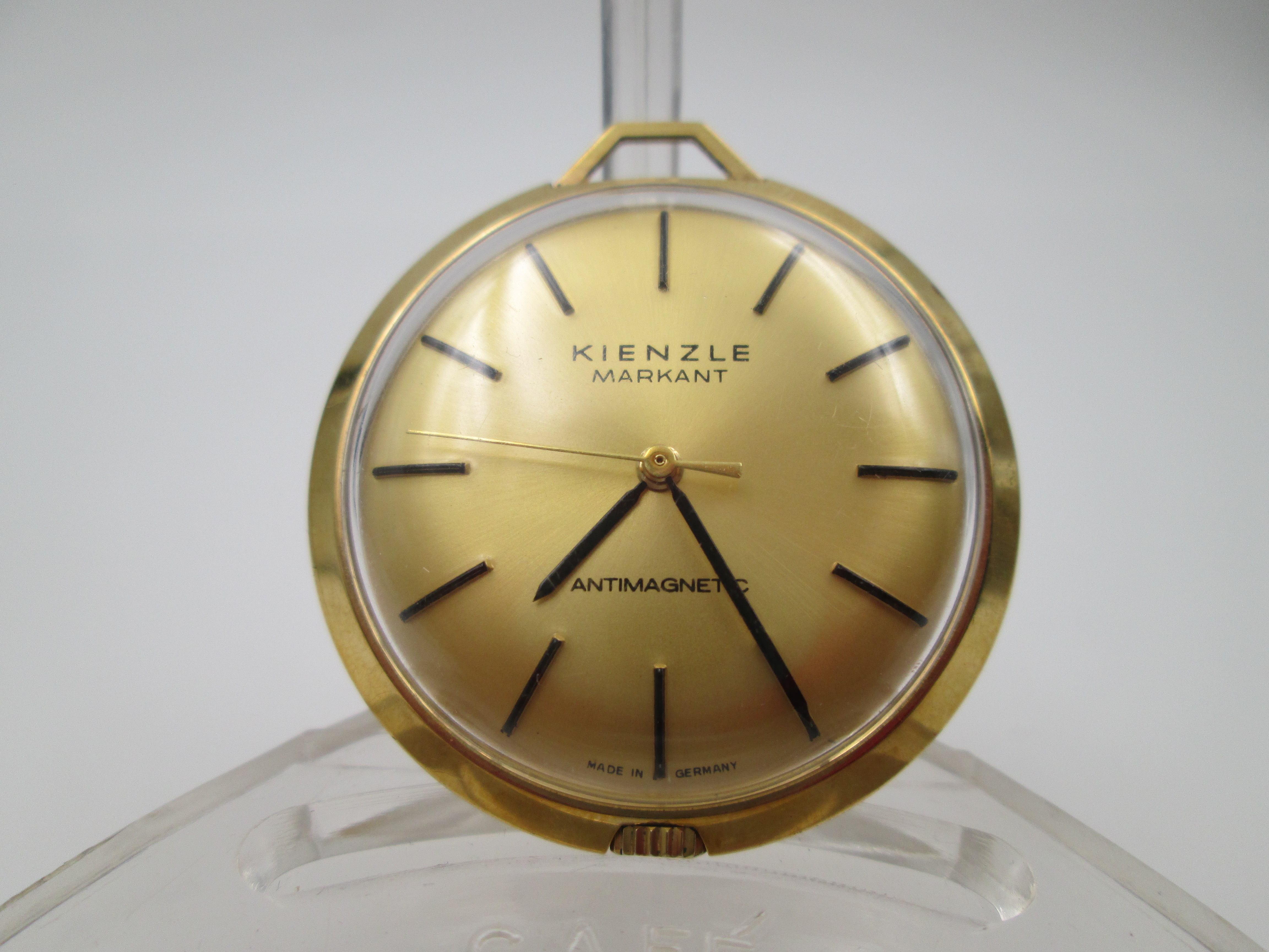 Kienzle Markant Pendant Watch Gold Plated Manual Wind | El