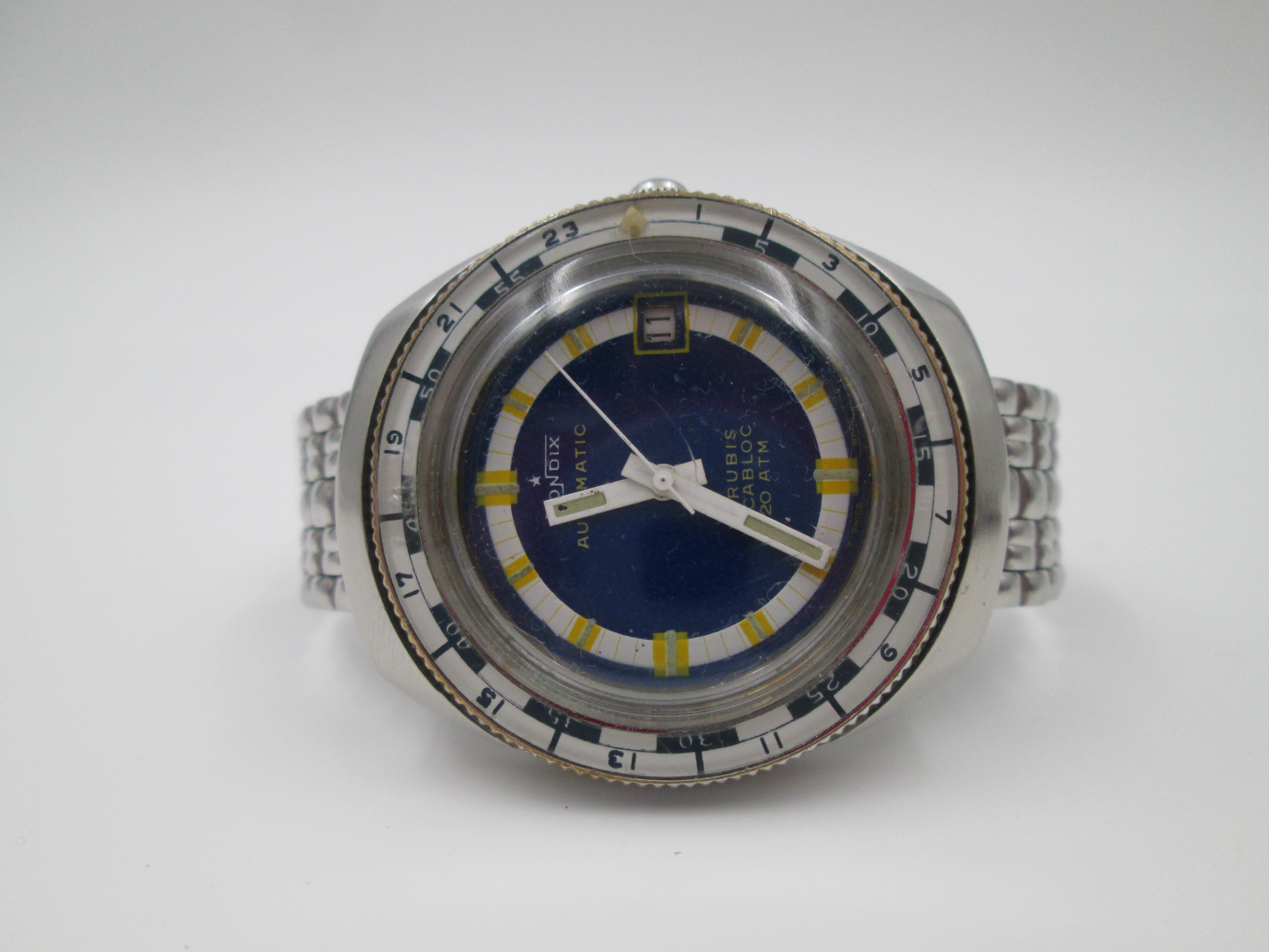 constante Prestigio Acrobacia reloj buceo bondix automatico 20 atm esfera tricolor 1960