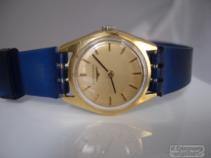 Longines Chapado Oro Y Acero Cuerda Manual 1970 Mujer El