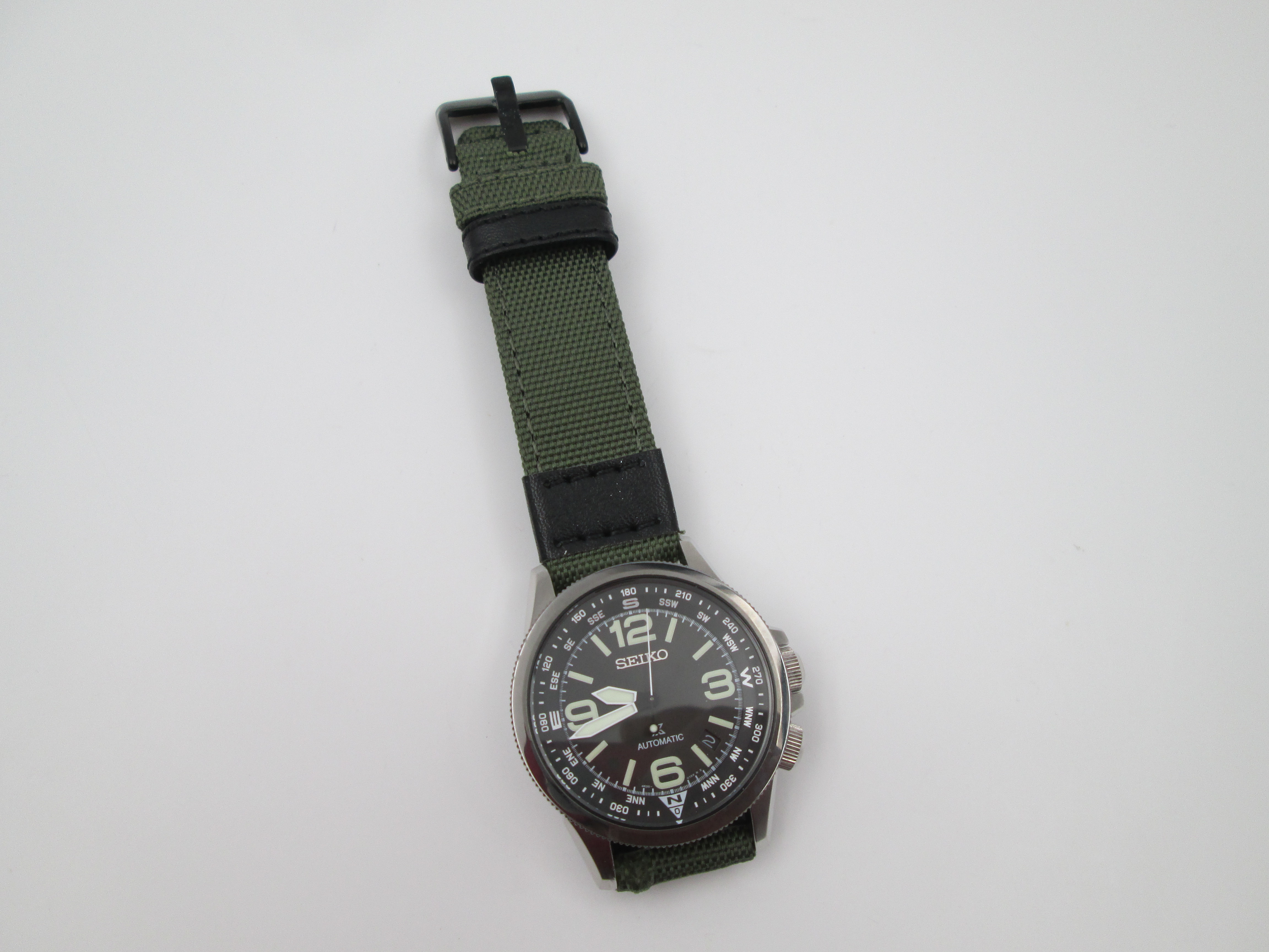 seiko prospex land master automatic calendar compass