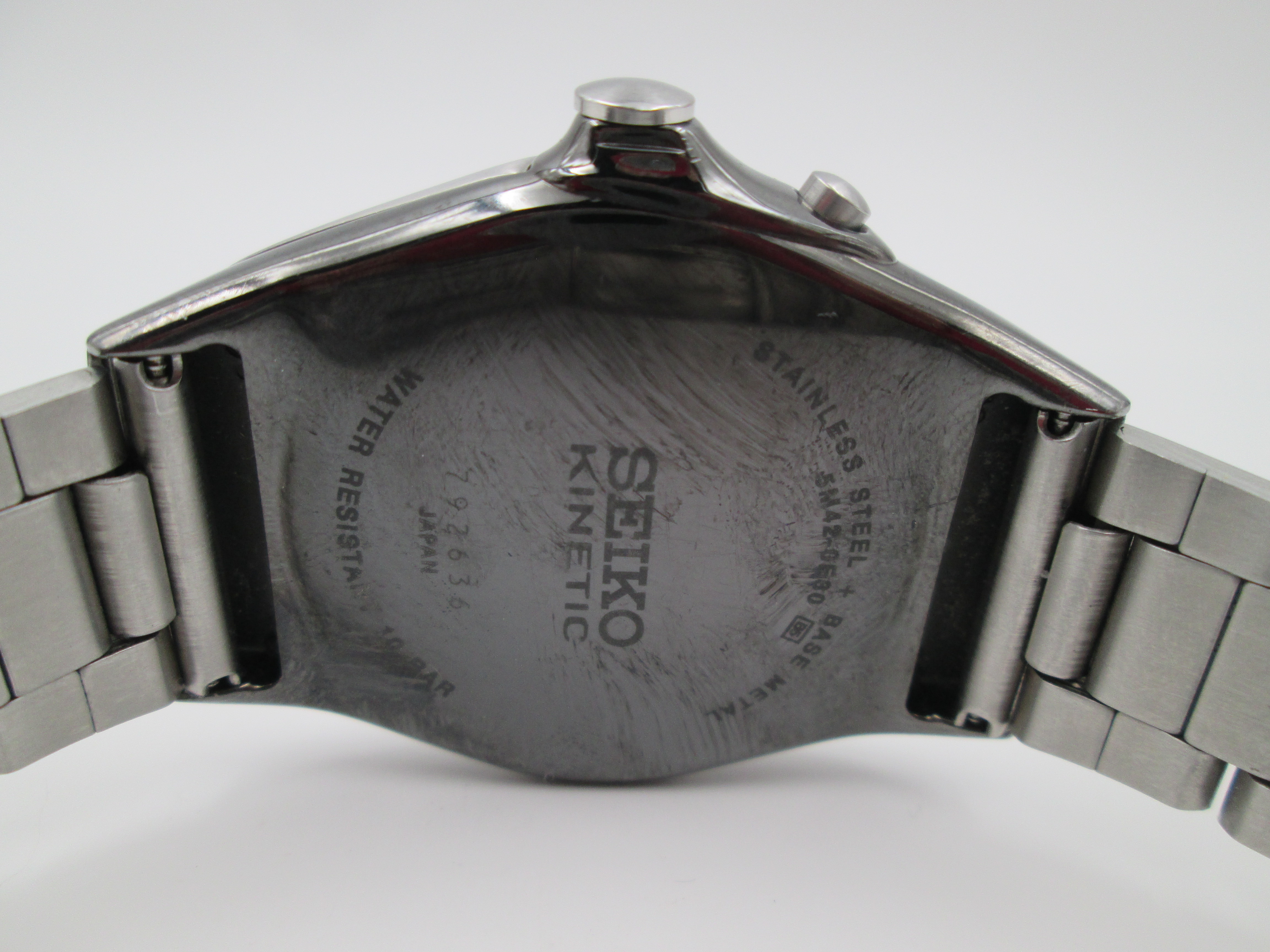 seiko kinetic arctura urethane steel jorg hysek 1997