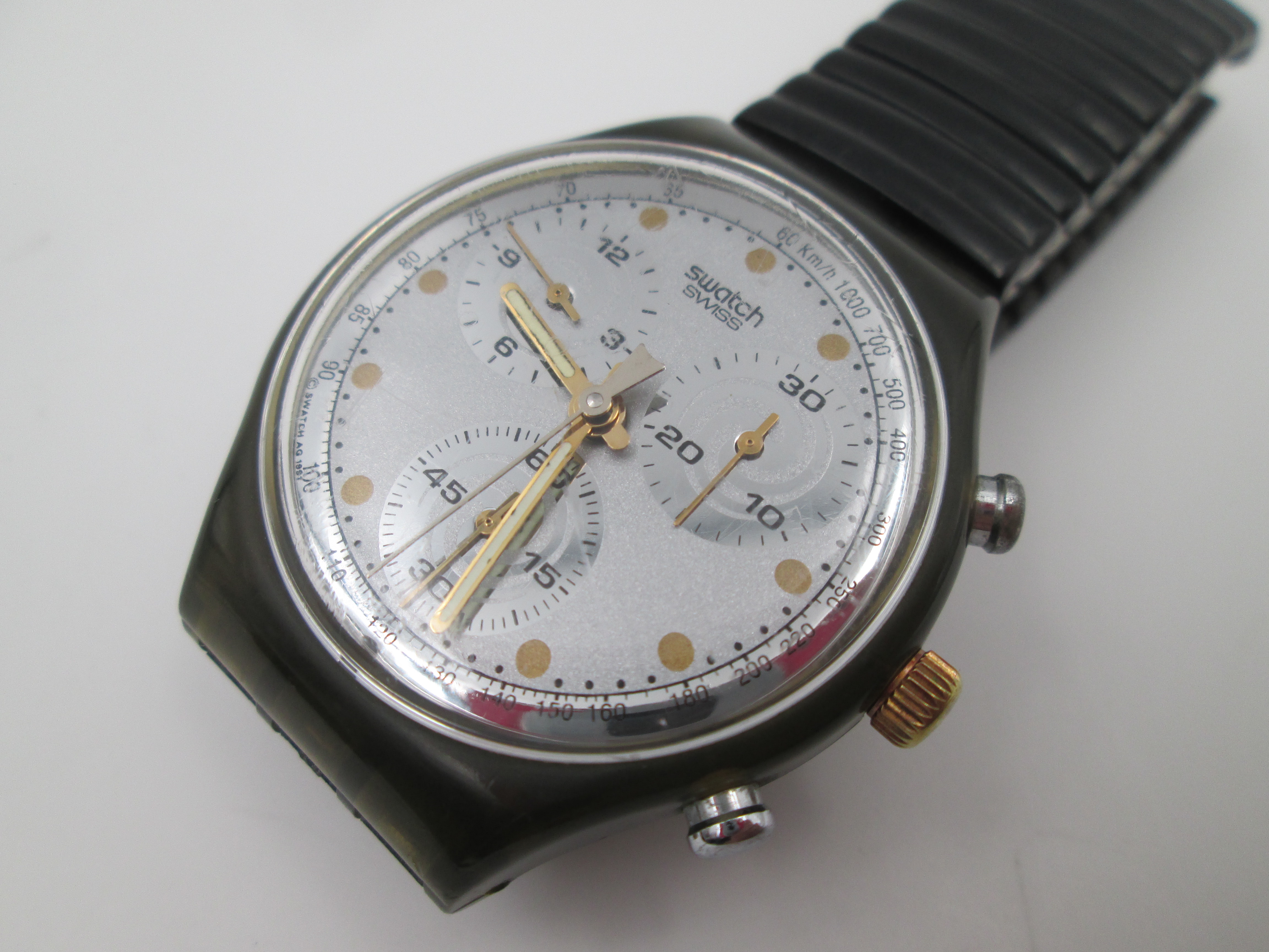 Extensible clearance swatch irony