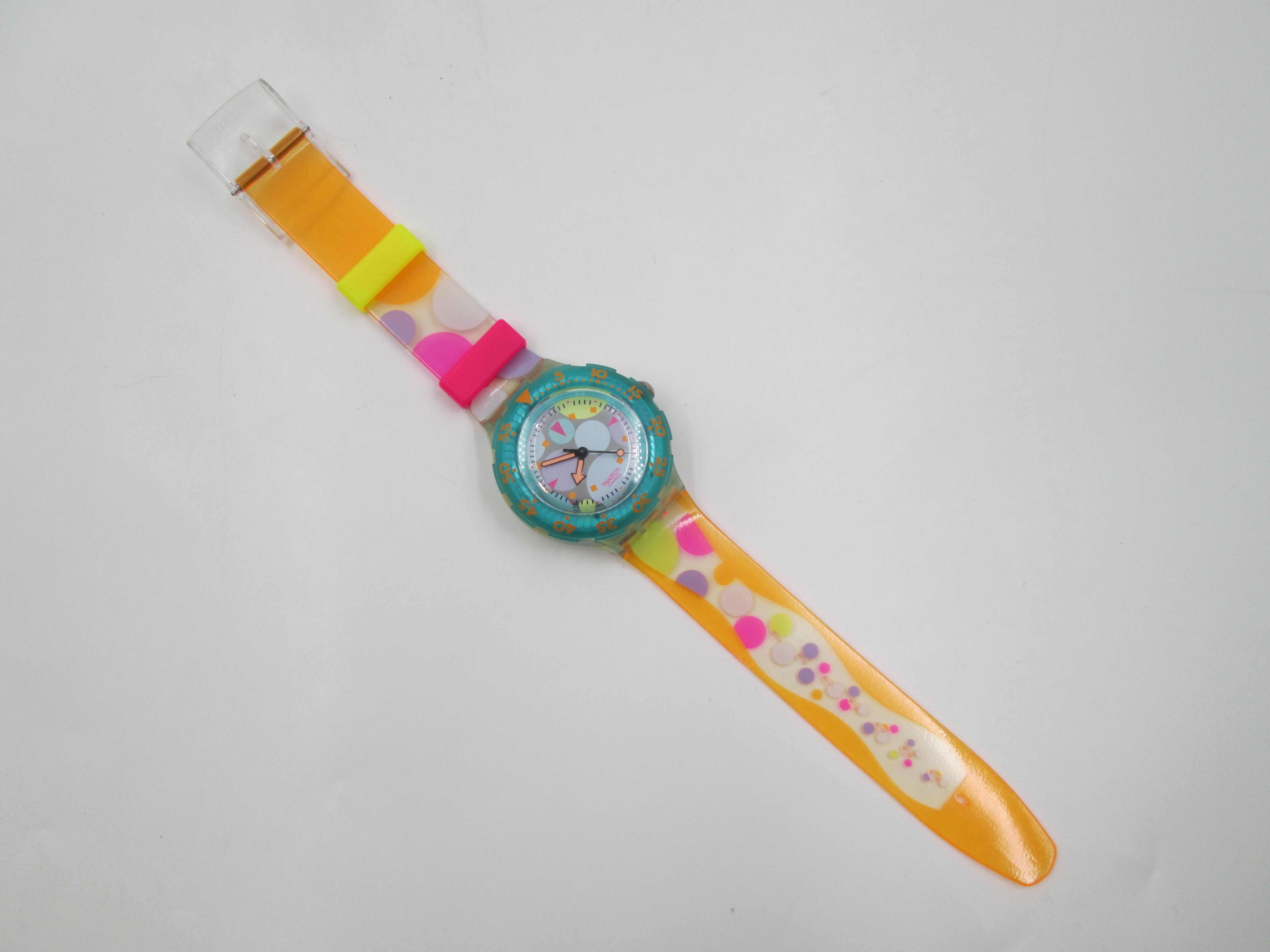 Swatch Scuba 200m Sea Grapes Colours Plastic Quartz 1991 El